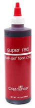 Chefmaster Liqua-gel Super Red 10.5oz/298g Colouring The Cooks Kitchen