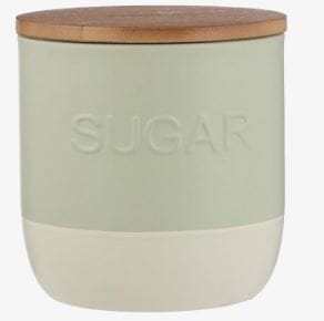 Typhoon Oben Sugar Storage 1.25l Green General Storage The Cooks Kitchen