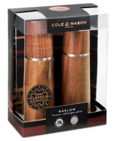 Cole & Mason Marlow Acacia Wood Mill Gift Set