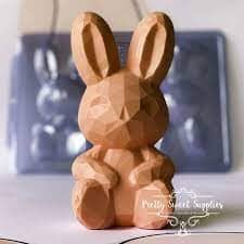 Bwb Sitting Geode Bunny Rabbit - 3pc Moulds The Cooks Kitchen