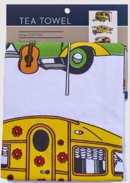 Allgifts Australia Tea Towel - Retro Caravan Tea Towels The Cooks Kitchen