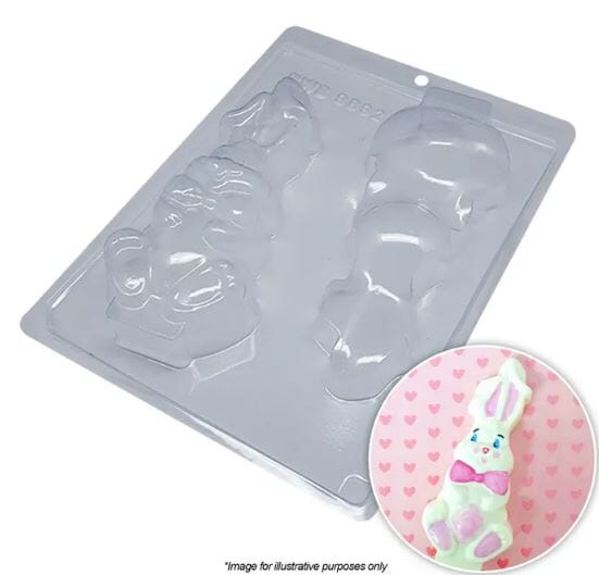 Bwb Sitting Bunny Mould - 3pc Moulds The Cooks Kitchen
