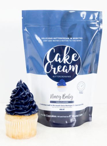 Cake Creme Swiss Meringue Buttercream Mix 400g - Navy Baby