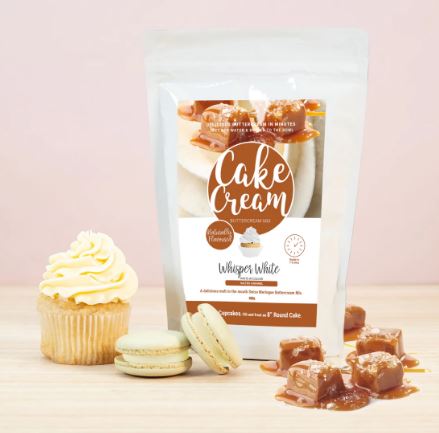 Cake Cream Swiss Meringue Buttercream Mix 400g - Salted Caramel Flavour