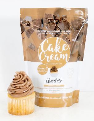 Cake Cream Swiss Meringue Buttercream Mix 400g - Chocolate Colour & Flavour