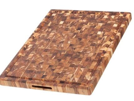 Teakhaus Teak End Grain Carving Board 61x45x3.8cm Chopping Boards & Surface Savers The Cooks Kitchen