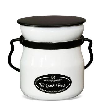 Cream Jar Candle - Tiki Beach Flower