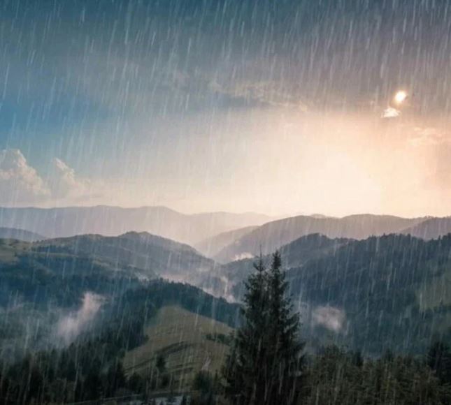 Cream Jar Candle - Mountain Rain