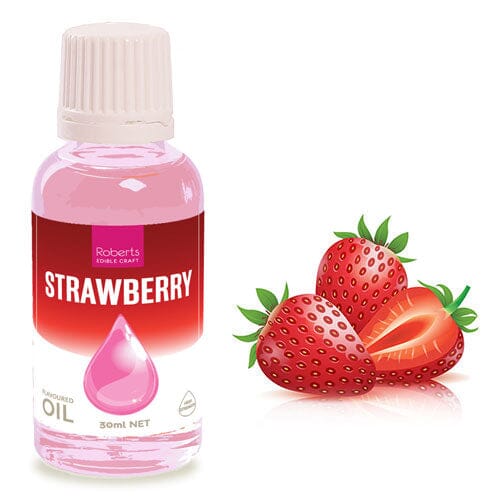 Roberts Edible Craft - Flavoured Oil - Strawberry 30mll Flavours The Cooks Kitchen