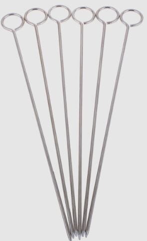 D.line 25cm Skewers Set 6 Utensils The Cooks Kitchen