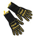 Cheftech Heat Glove - Yellow On Black Aprons, Mitts & Gloves The Cooks Kitchen