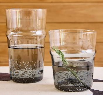 Ecology Dion Set Of 4 Hi Ball Glassses 400ml - Smoke