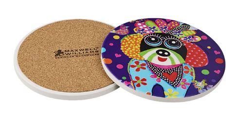 Donna Sharam Kaleidoscope Ceramic Round Coaster 10cm - Bestie