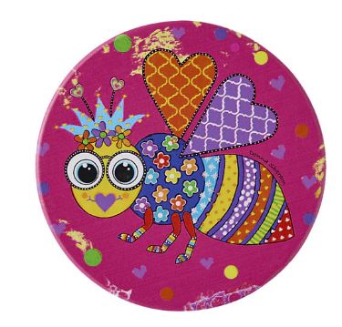 Donna Sharam Kaleidoscope Ceramic Round Coaster 10cm - Buzz