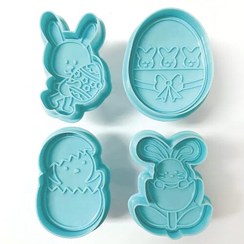Easter Bunny Plunger Cutter - 4 Piece Cookie Cutters The Cooks Kitchen