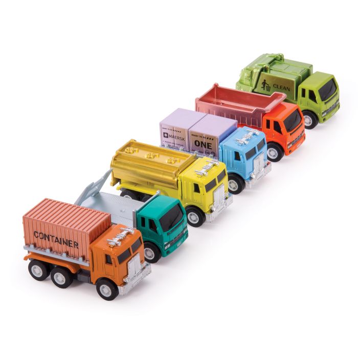 Discovery Zone Container Vehicles - Trucks Assorted 6.9x3.2x6cm