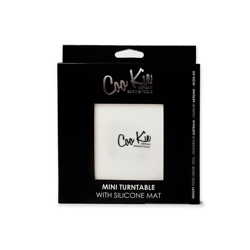 Coo Kie Mini Turntable W/ Silicone Mat Turntables The Cooks Kitchen Mandurah