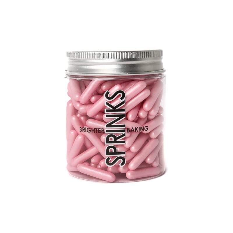 Sprinks - Pearl Pink Rods Sprinkles The Cooks Kitchen Mandurah