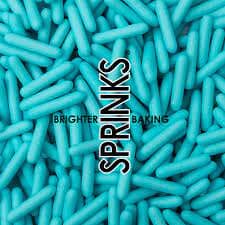Sprinks Matte Turquoise Rods (70g) Sprinkles The Cooks Kitchen Mandurah
