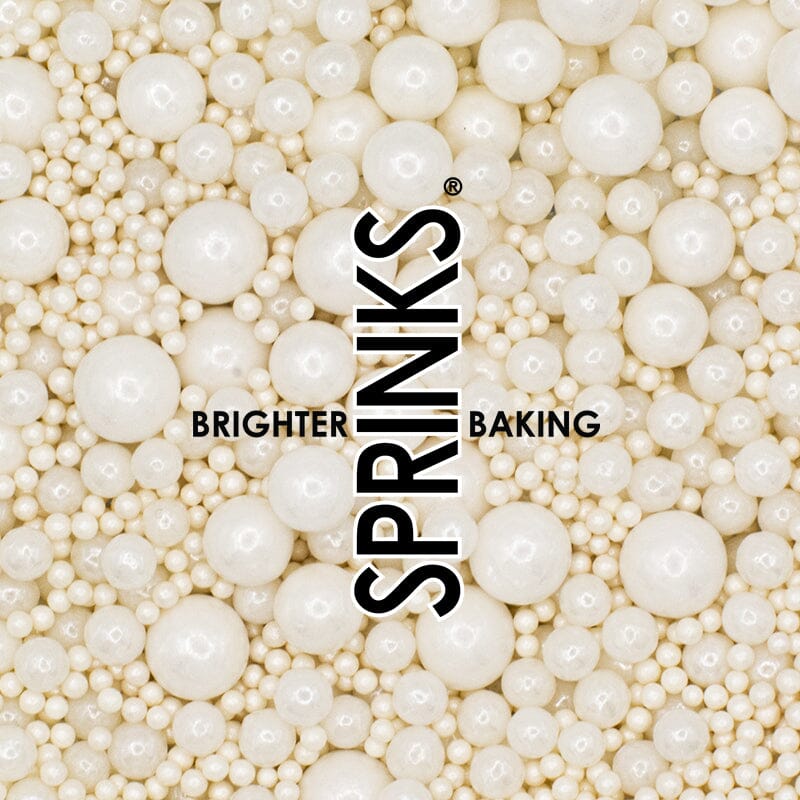 Sprinks Pearl White Bubble Bubble Sprinkles The Cooks Kitchen Mandurah