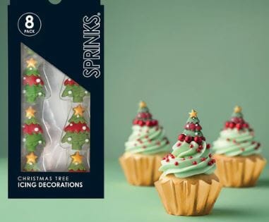 Sprinks Icing Decorations - Christmas Trees Edible Decorations The Cooks Kitchen