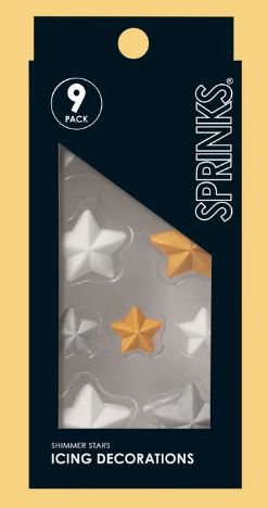 Sprinks Icing Decorations - Shimmer Stars 9