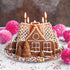 Nordic Ware Sparkling Silver Gingerbread House Cake Pan