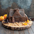 Nordic Ware Sparkling Silver Gingerbread House Cake Pan
