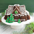 Nordic Ware Sparkling Silver Gingerbread House Cake Pan