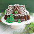 Nordic Ware Sparkling Silver Gingerbread House Cake Pan