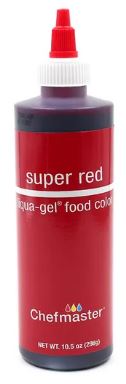 Chefmaster Liqua-gel Super Red 10.5oz/298g
