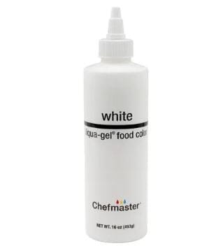 Chefmaster Liqua-gel Bright White - 16oz/453g Colouring The Cooks Kitchen Mandurah 