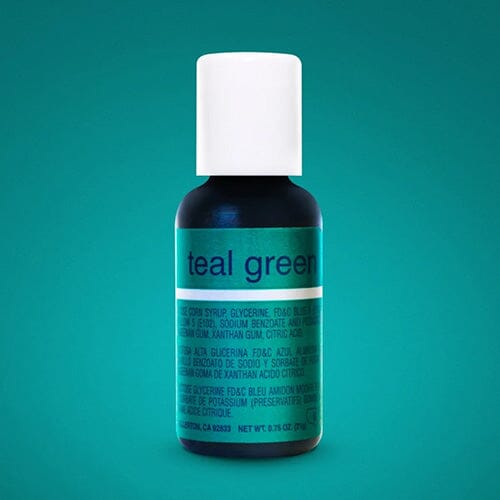 Chefmaster Liqua-gel Colour - Teal Green Colouring The Cooks Kitchen Mandurah 