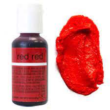 Chefmaster Liqua-gel Red Red 0.7oz/20ml