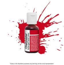 Chefmaster Liqua-gel Red Red 0.7oz/20ml Colouring The Cooks Kitchen 