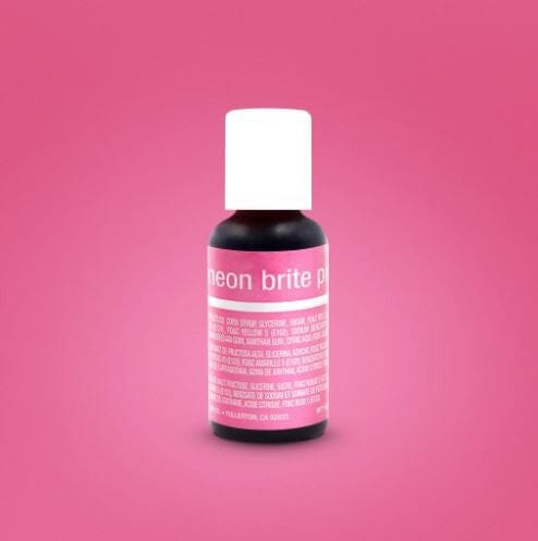 Chefmaster Neon Brite Pink Liqua-gel Food Coloring 20ml Colouring The Cooks Kitchen Mandurah 