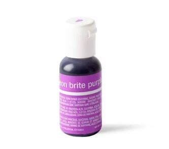 Chefmaster Liqua-gel Neon Purple 0.7oz/20ml Colouring The Cooks Kitchen Mandurah 