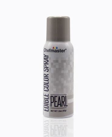 Chefmaster Edible Metallic Pearl Spray Paint 1.5oz/42gm Aerosol Spray Colours The Cooks Kitchen Mandurah 