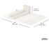 Umbra Udry Ultra Drying Rack With Mat Sand