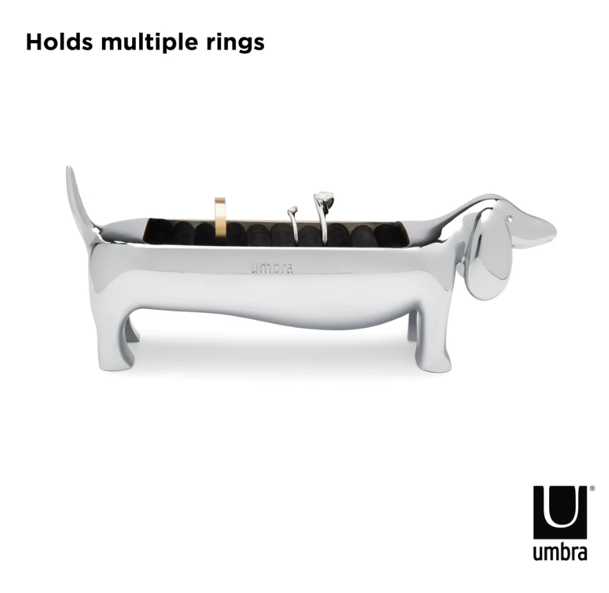 Umbra Dachsie Ring Holder - Chrome