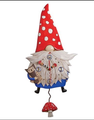 Rikaro - Wren The Gnome Clock Home Decor The Cooks Kitchen 