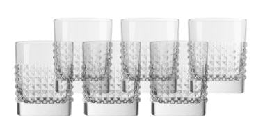 Luigi Bormiloi Mixology Elixir Crystal Whisky Glass 380ml Set Of 6 