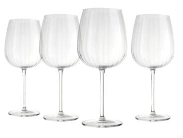Luigi Bormioli Optica Burgundy/gin Glass Set - 750ml Gin The Cooks Kitchen 