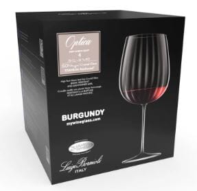 Luigi Bormioli Optica Burgundy/gin Glass Set - 750ml Gin The Cooks Kitchen 