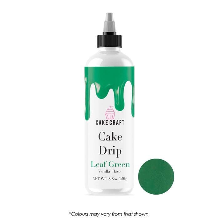 Cake Craft Cake Drip - Leaf Green 250g Icing The Cooks Kitchen Mandurah 