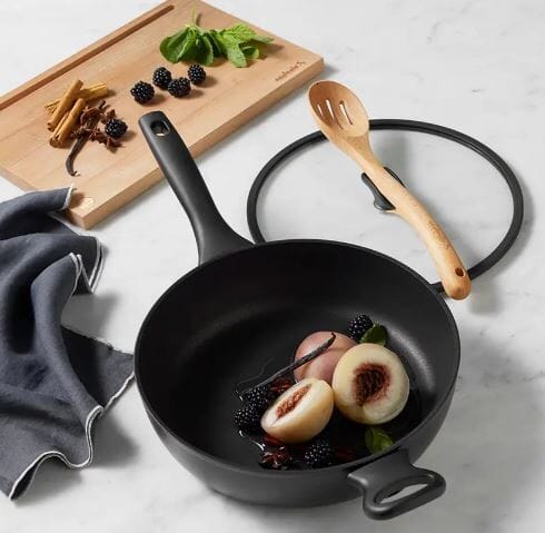 Essteele Per Domani 28cm Covered Deep Skillet Frypan - Chef Pan - Saute Pan The Cooks Kitchen 