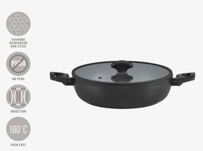 Essteele Per Salute Nonstick Induction Covered Sautéuse 28cm/4l