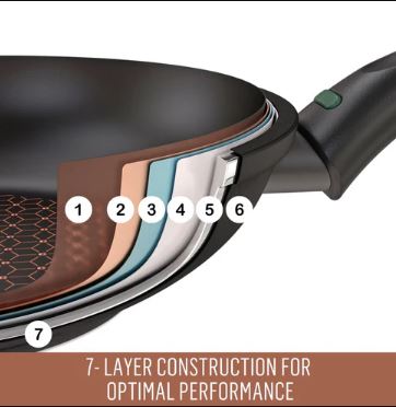 Essteele Per Salute Nonstick Induction Covered Casserole 24cm/4.5l