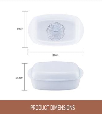 Essteele Glass Ceramic Non Stick Oven Ware 3.9l Covered Casserole Oven to Tabletop The Cooks Kitchen 