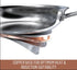Essteele Per Vita Open French Skillet 28cm Frypan - Chef Pan - Saute Pan The Cooks Kitchen 